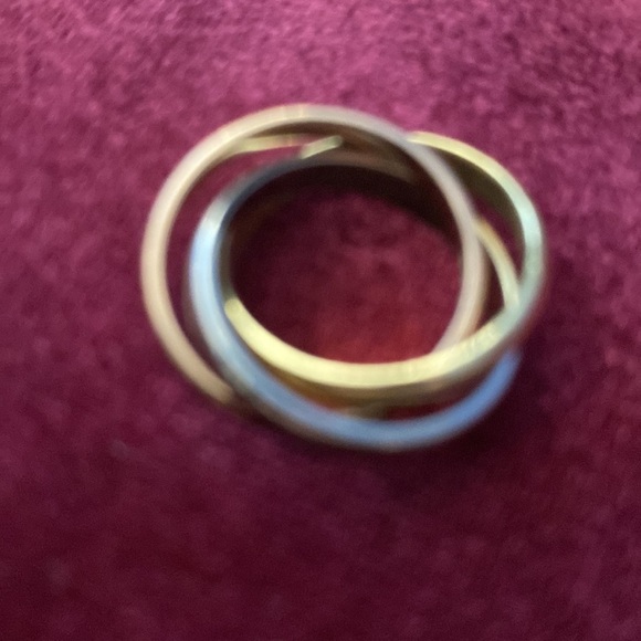 Cartier  18k trinity 3 tone gold , small ring - Picture 6 of 12